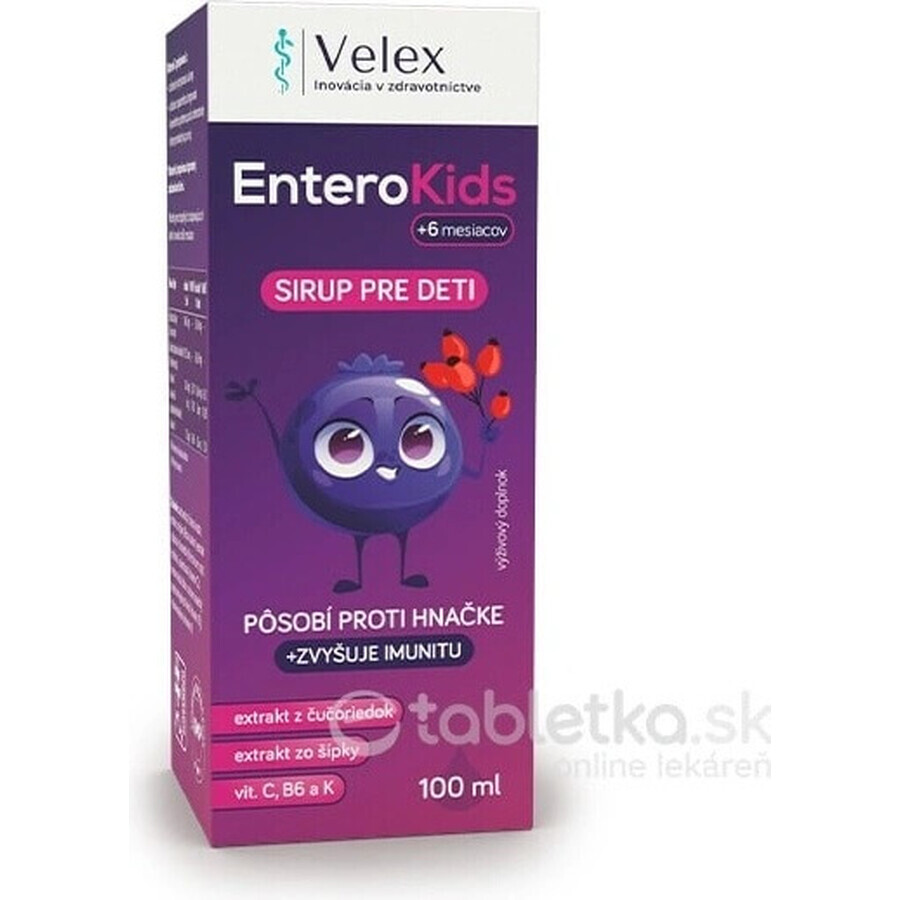 EnteroKids sirop pour enfants à partir de 6 mois 1×100 ml, complément alimentaire