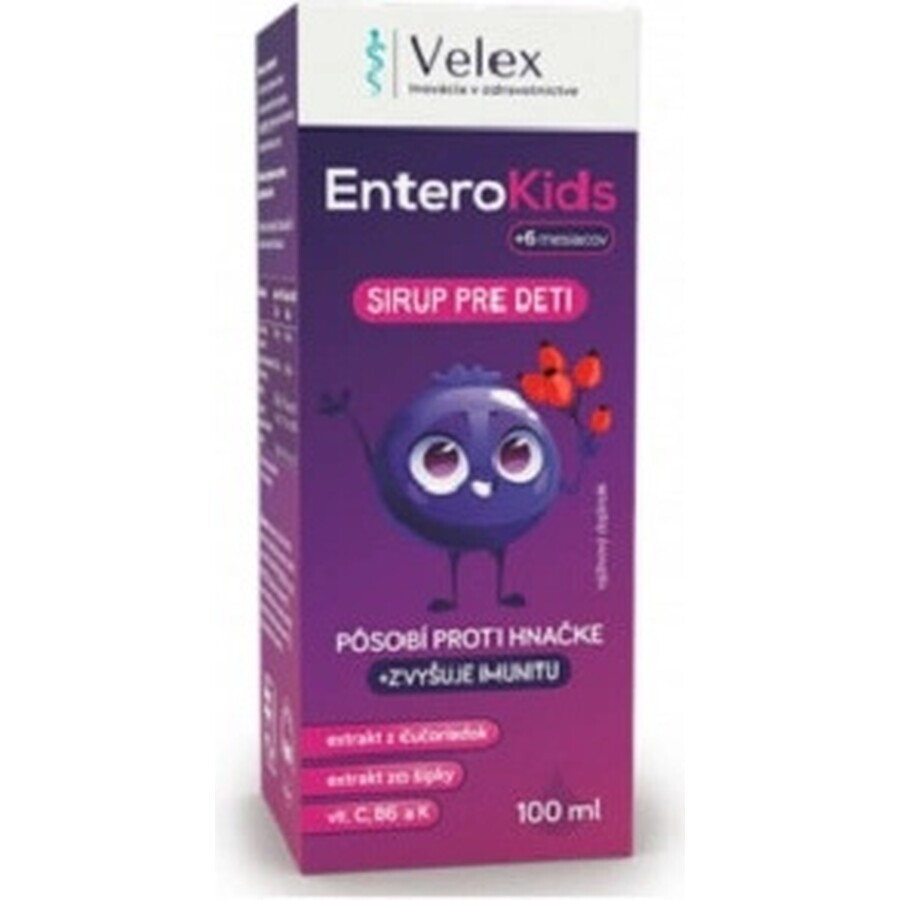 EnteroKids sirop pour enfants à partir de 6 mois 1×100 ml, complément alimentaire