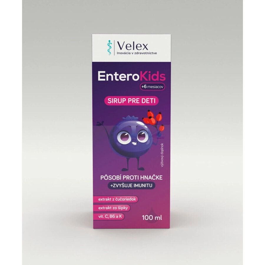 EnteroKids sirop pour enfants à partir de 6 mois 1×100 ml, complément alimentaire