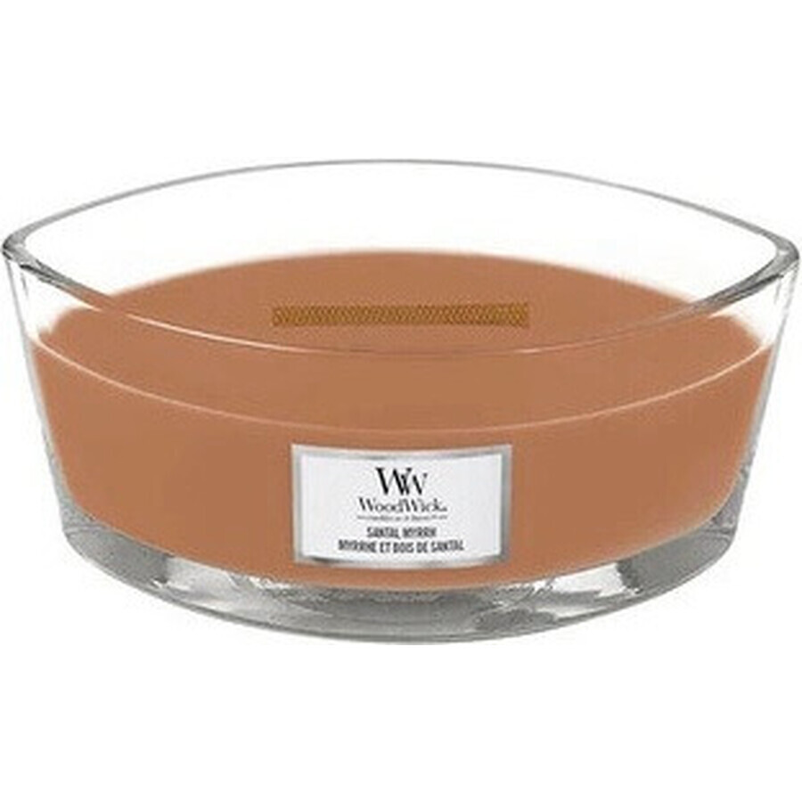 WoodWick Boat lumânare Santal Myrrh 1×453,6 g, lumânare parfumată