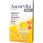 ASCORVITA MAX tbl vitamine C, D et zinc 1x30 pcs