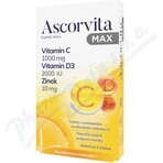 ASCORVITA MAX tbl vitamine C, D et zinc 1x30 pcs