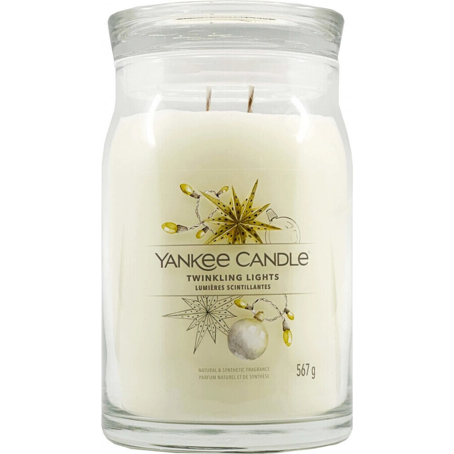 Yankee Candle Signature große Kerze Pink Cherry & Vanilla 1×567 g, Duftkerze