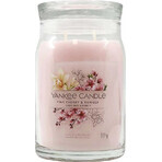 Yankee Candle Signature große Kerze Pink Cherry & Vanilla 1×567 g, Duftkerze