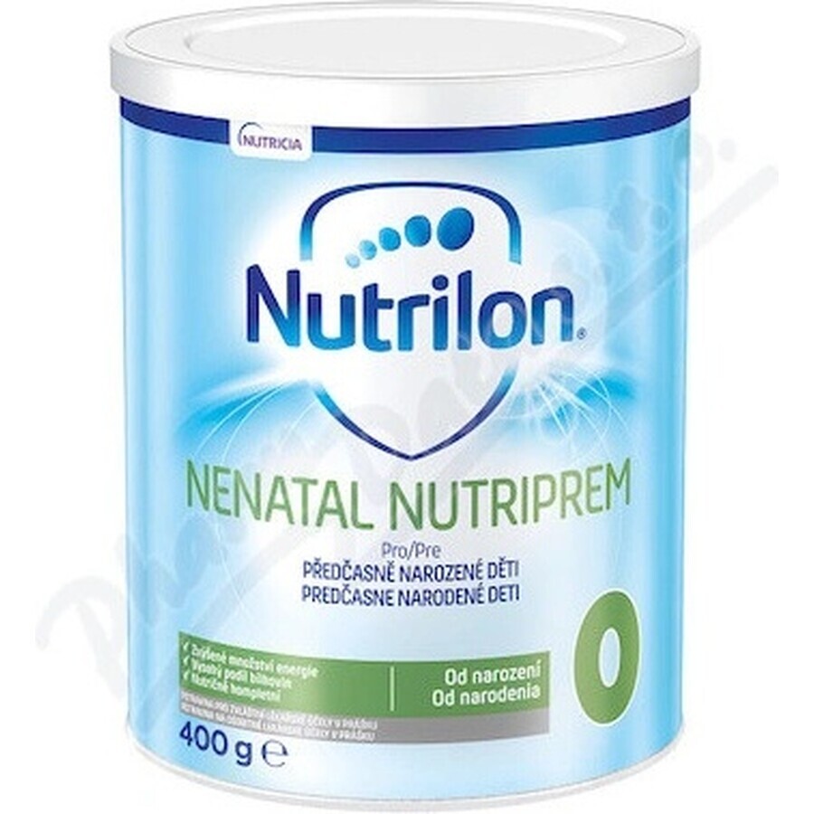 Nutrilon 0 NENATAL NUTRIPEM NENATAL 1×400 g, lait en poudre spécial (dès la naissance)