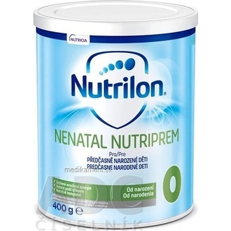 Nutrilon 0 NENATAL NUTRIPEM NENATAL 1×400 g, lait en poudre spécial (dès la naissance)