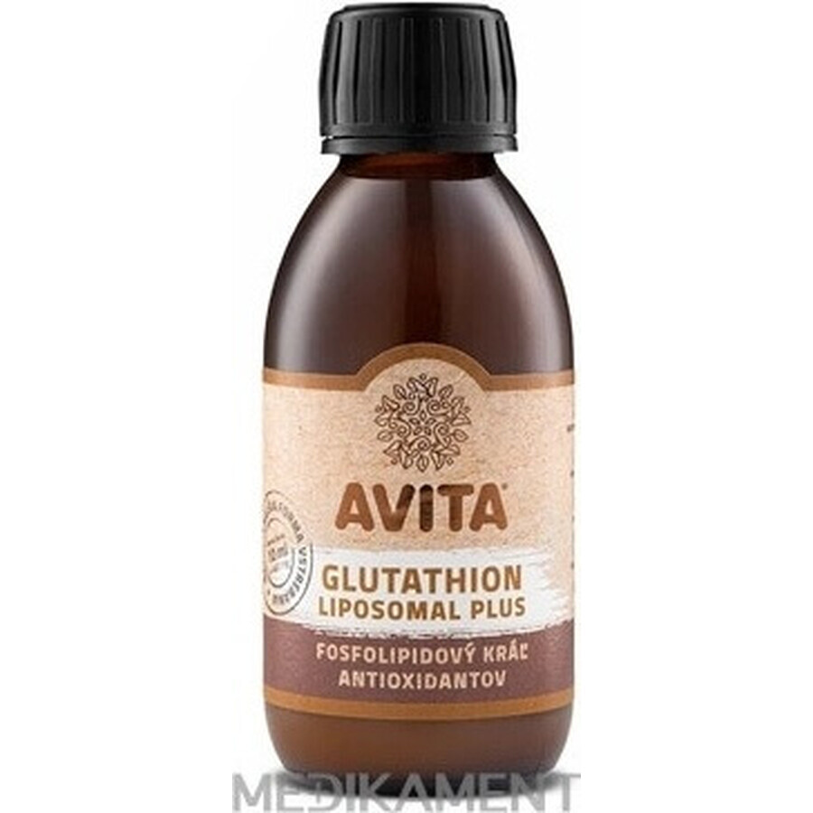 AVITA GLUTATHION LIPOSOMAL PLUS 1×200 ml, complexe de phospholipides