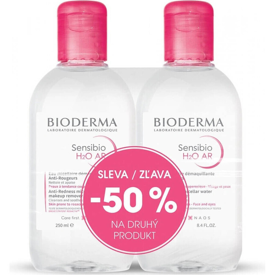 BIODERMA Sensibio H2O AR FESTIVAL 2×250 ml