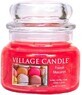 Village Candle Bougie parfum&#233;e en verre - Macaron fran&#231;ais, petite 1&#215;1 pc, bougie parfum&#233;e