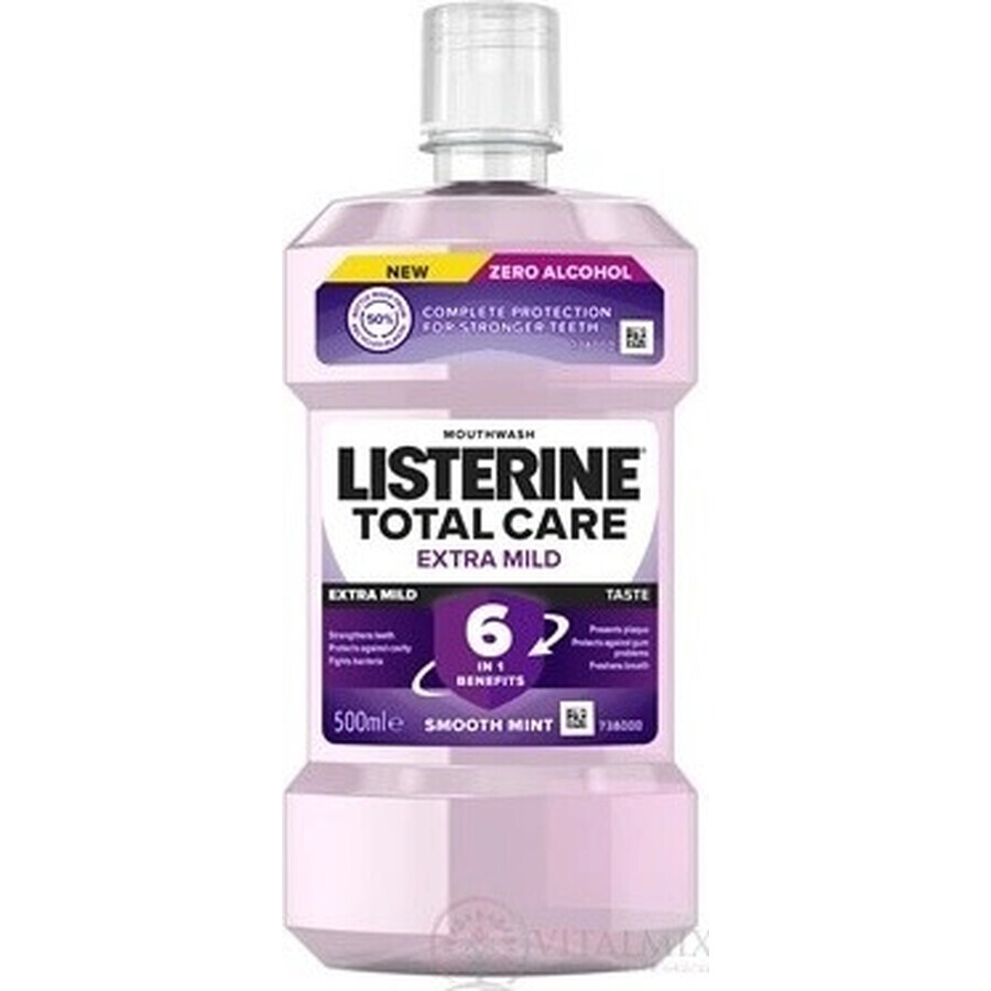 LISTERINE® TOTAL CARE Colutorio Extra Suave 1×500 ml, enjuague bucal