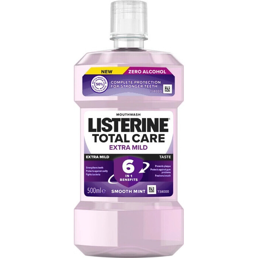 LISTERINE® TOTAL CARE Colutorio Extra Suave 1×500 ml, enjuague bucal