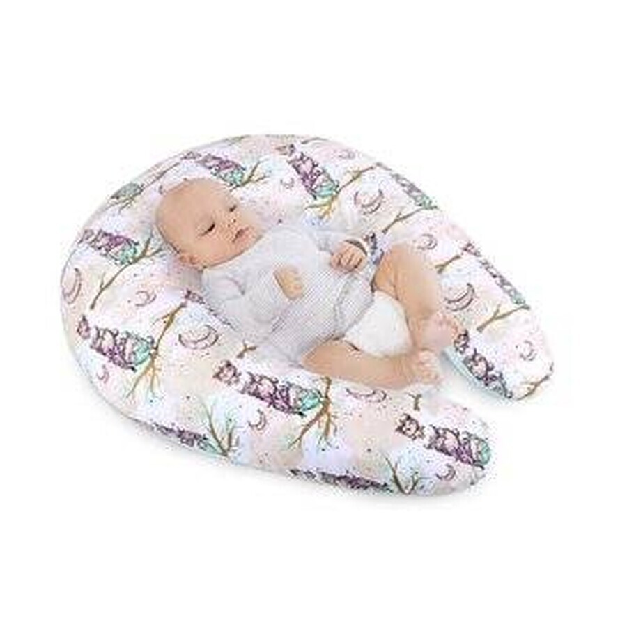 Almohada lactancia 555/086 búho en rama 1×1 ud, almohada lactancia