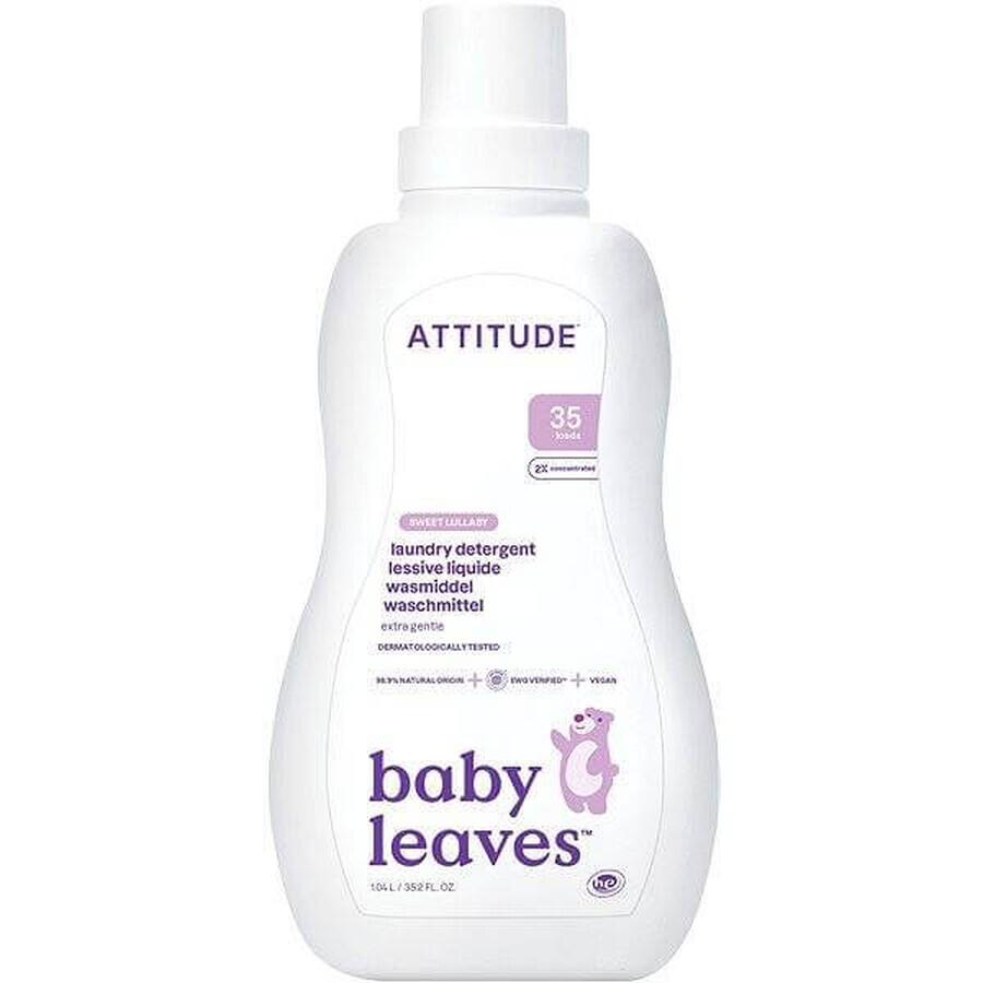 ATTITUDE Sweet Lullaby Baby Waschgel 1×1050 ml, Waschgel mit dem Geschmack von Sweet Lullaby