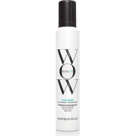 Colour Wow Colour Control Espuma de peinado con tinte azul 1×200 ml, espuma de peinado