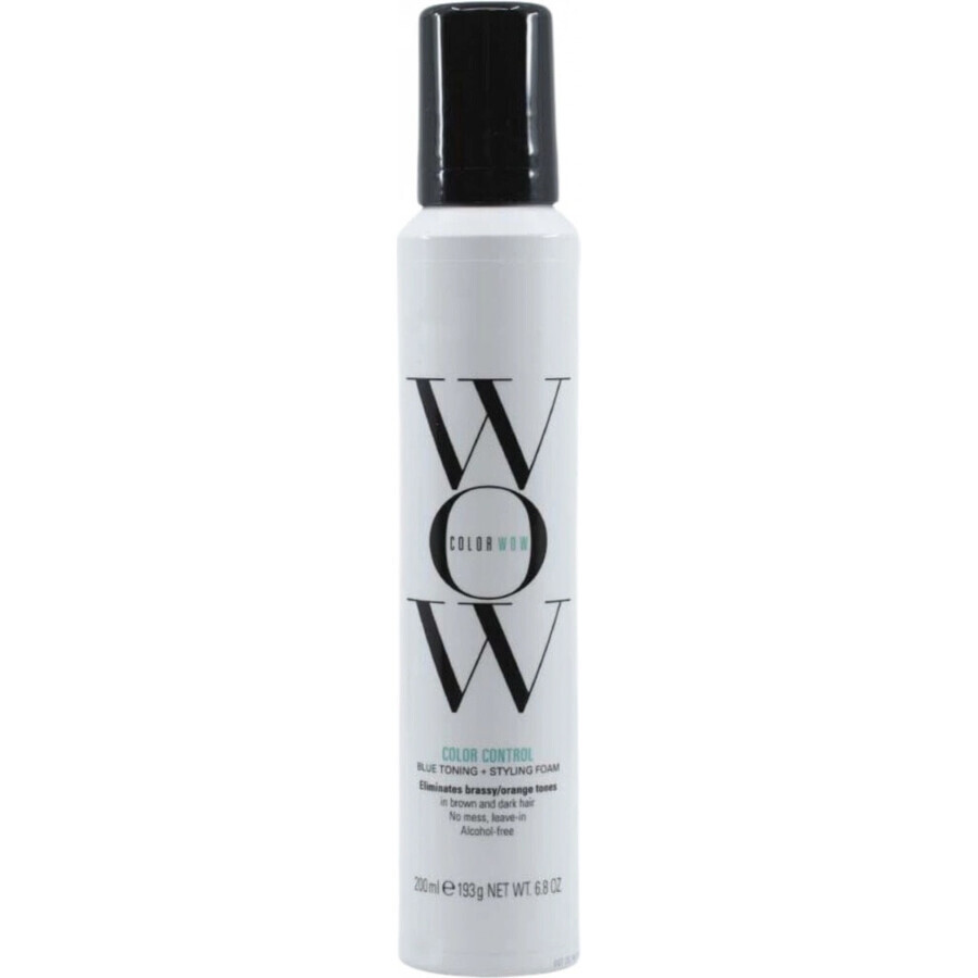 Colour Wow Colour Control Espuma de peinado con tinte azul 1×200 ml, espuma de peinado