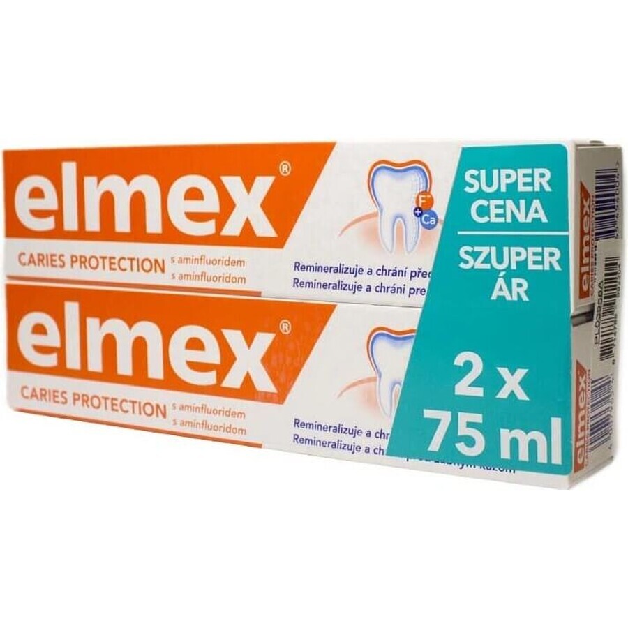 ELMEX Dentifrice pour enfants 50ML+ZK,POHAR,ZP 12ML 1×1 pc, set d'hygiène dentaire pour enfants