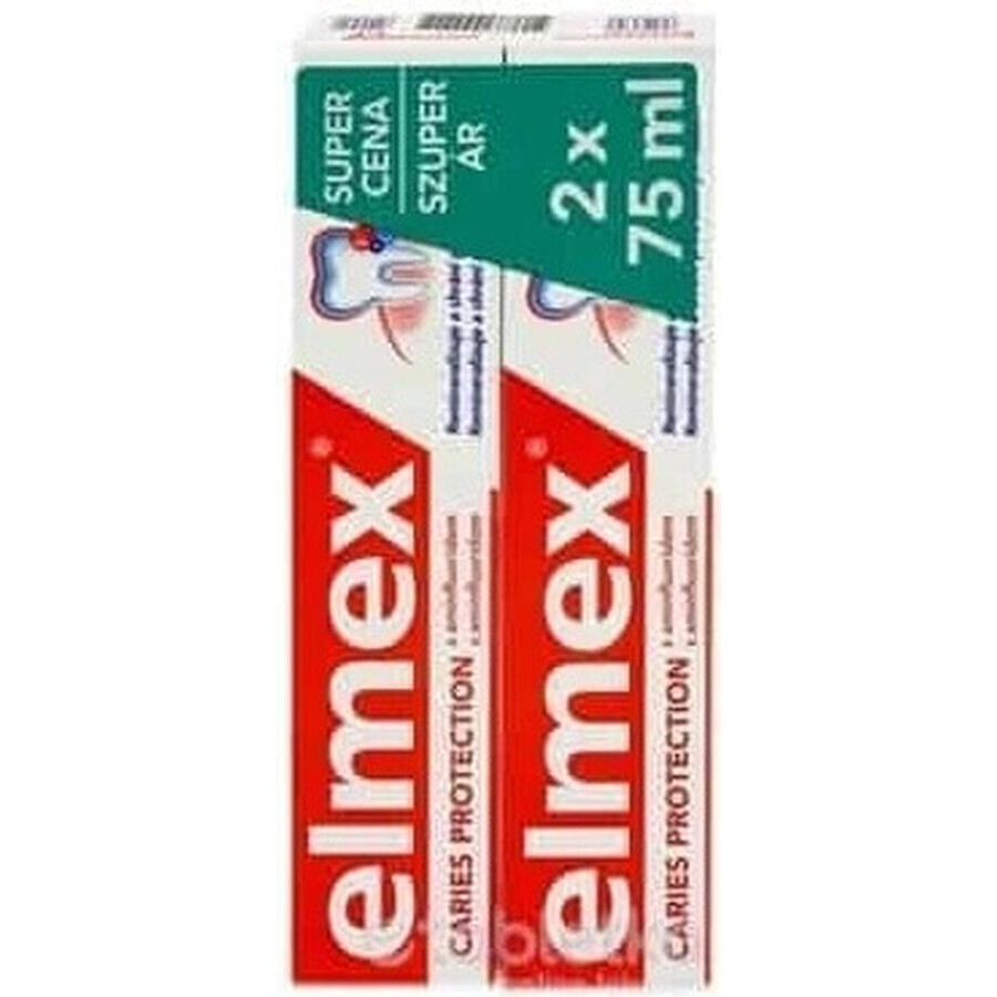 ELMEX Dentifrice pour enfants 50ML+ZK,POHAR,ZP 12ML 1×1 pc, set d'hygiène dentaire pour enfants