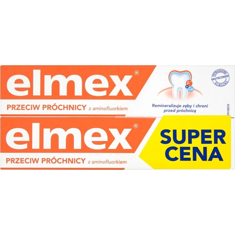 ELMEX Dentifrice pour enfants 50ML+ZK,POHAR,ZP 12ML 1×1 pc, set d'hygiène dentaire pour enfants