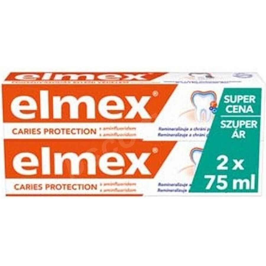 ELMEX Dentifrice pour enfants 50ML+ZK,POHAR,ZP 12ML 1×1 pc, set d'hygiène dentaire pour enfants