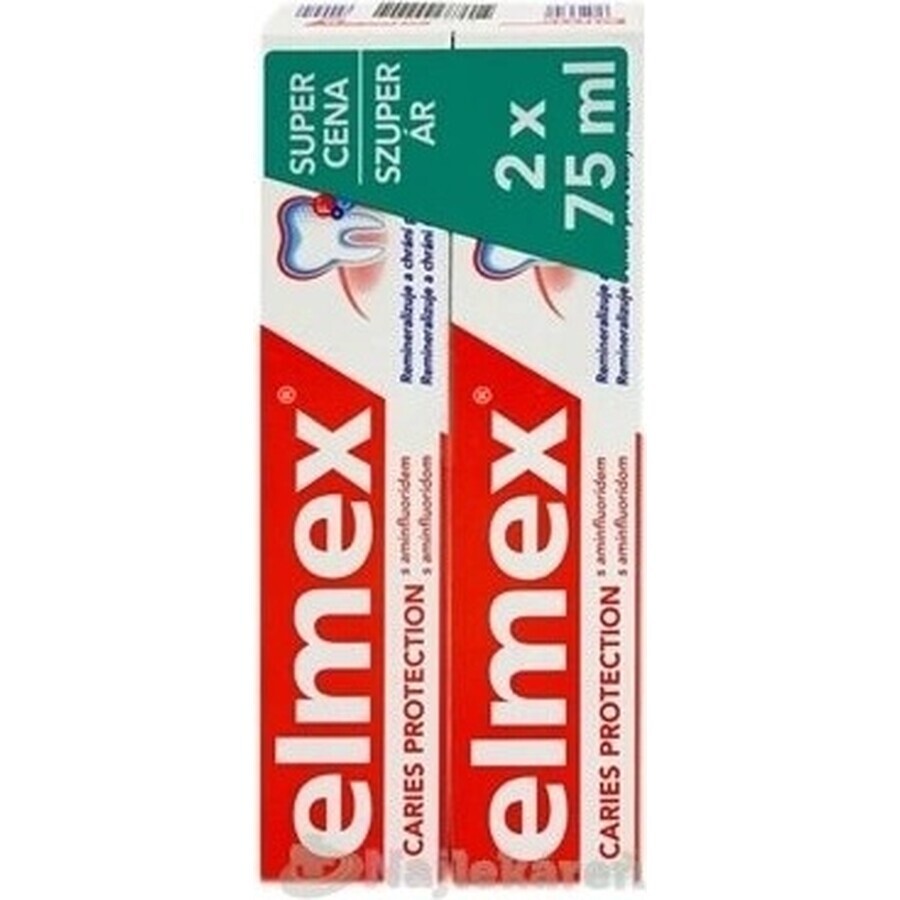 ELMEX Dentifrice pour enfants 50ML+ZK,POHAR,ZP 12ML 1×1 pc, set d'hygiène dentaire pour enfants