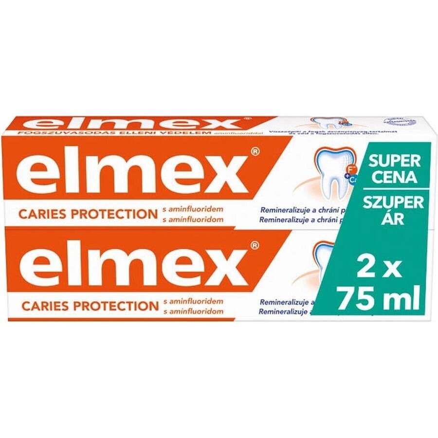 ELMEX Dentifrice pour enfants 50ML+ZK,POHAR,ZP 12ML 1×1 pc, set d'hygiène dentaire pour enfants