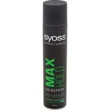 Syoss Max Hold Hairspray 1×300 ml, laque pour cheveux