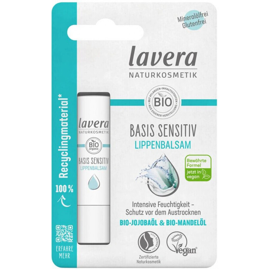 lavera Basis Lip Balm SENSITIVE 1×4,5 g, lip balm