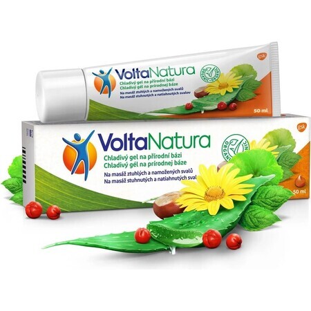 VoltaNatura Cooling Massage Gel 1x50 ml, gel pour les muscles tendus et raides