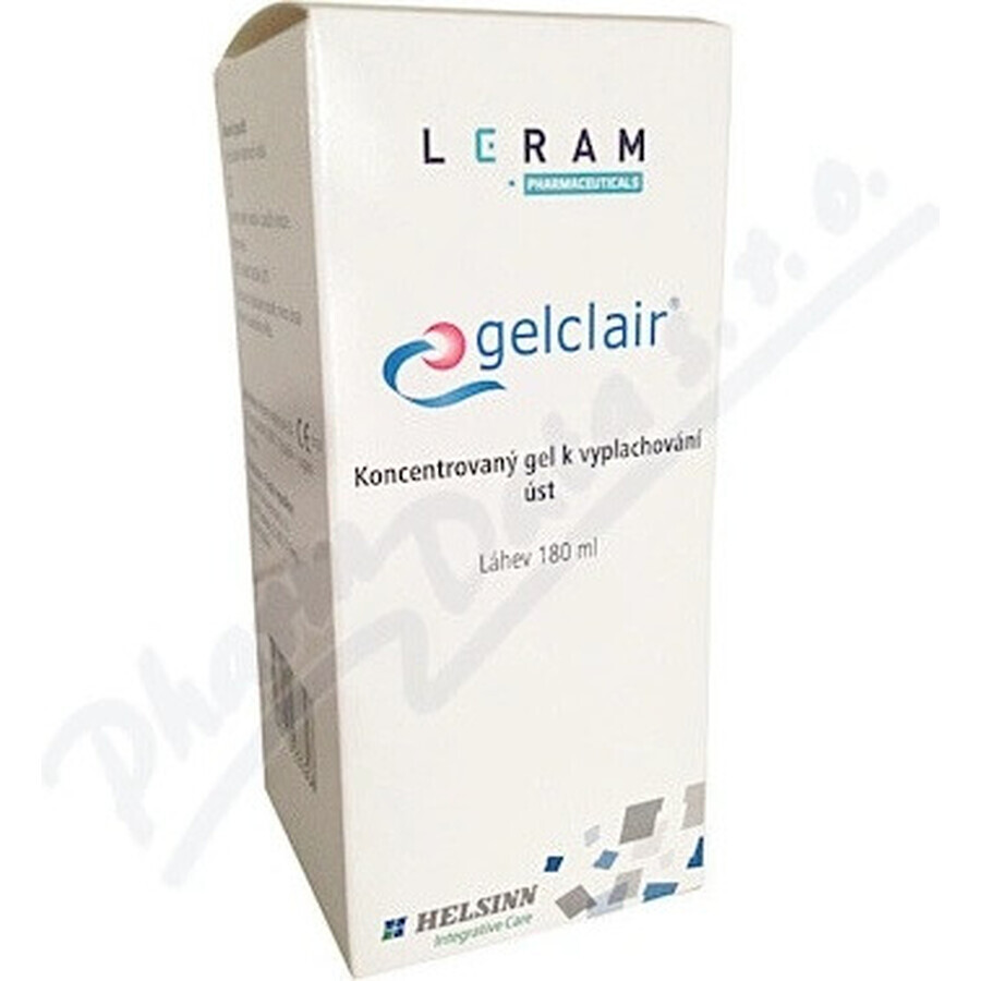 GELCLAIR GEL POUR L'ÉLIMINATION DU SENS GURGIQUE 1×180 ml, complément alimentaire