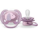 Philips AVENT Sucette Ultrasoft Premium 0-6m Violet 1 pce 1×1 pce, sucette