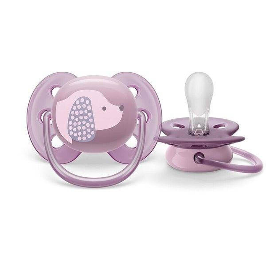 Philips AVENT Sucette Ultrasoft Premium 0-6m Violet 1 pce 1×1 pce, sucette