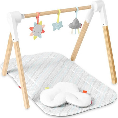 Speeldeken SKIP HOP met houten trapeze Silver Lining Cloud 0m+ 1×1 pc