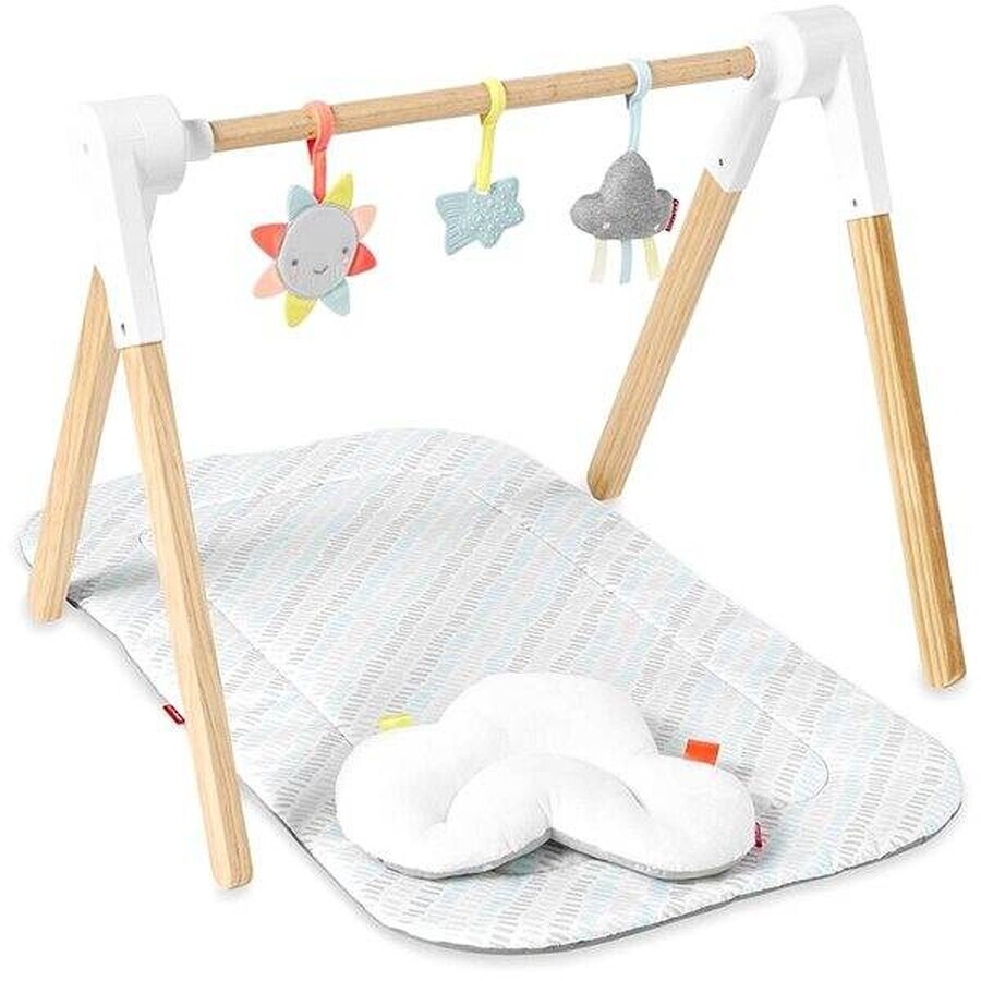 Speeldeken SKIP HOP met houten trapeze Silver Lining Cloud 0m+ 1×1 pc