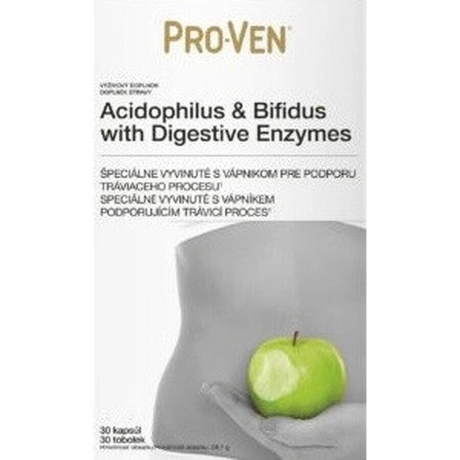 Pro-Ven Acidophilus & Bifidus 1×30 cps, complément alimentaire