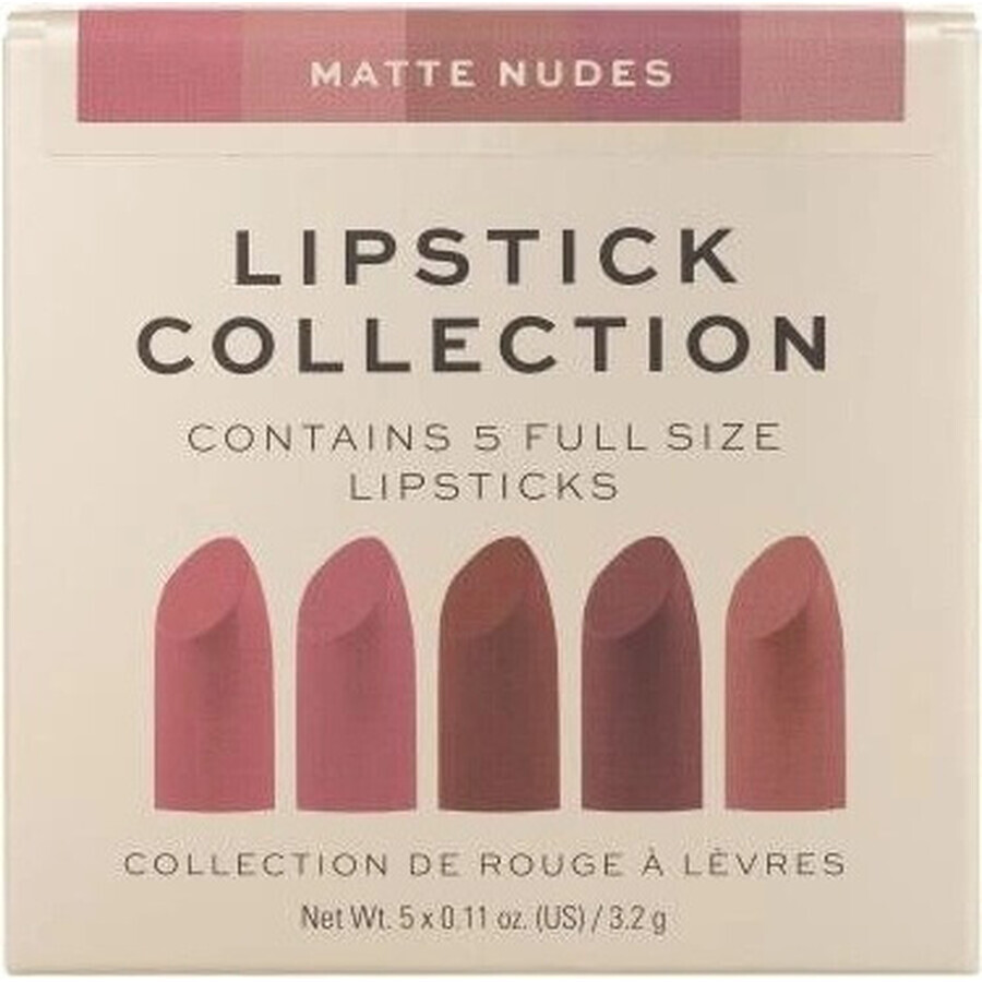 Set di rossetti Revolution PRO Matte Nude 1×5 pezzi, set di rossetti