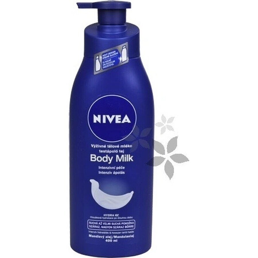 NIVEA LATTE CORPO - SCHIUMA SECCA 1×400 ml, trattamento a lunga durata