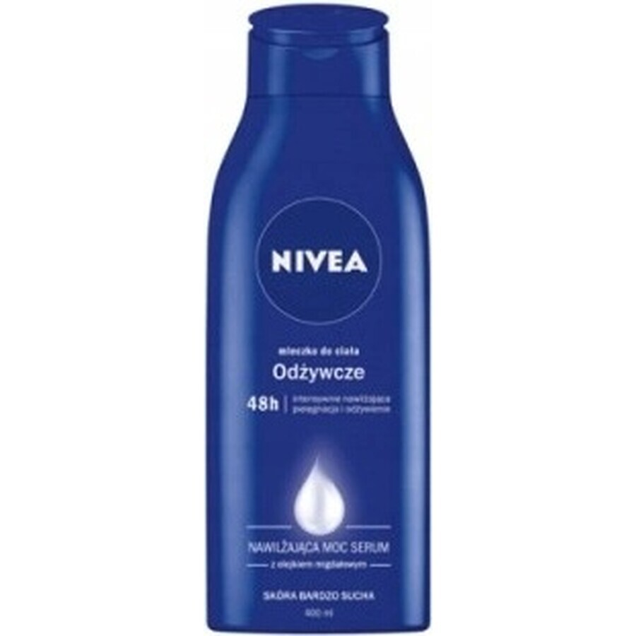 NIVEA LATTE CORPO - SCHIUMA SECCA 1×400 ml, trattamento a lunga durata