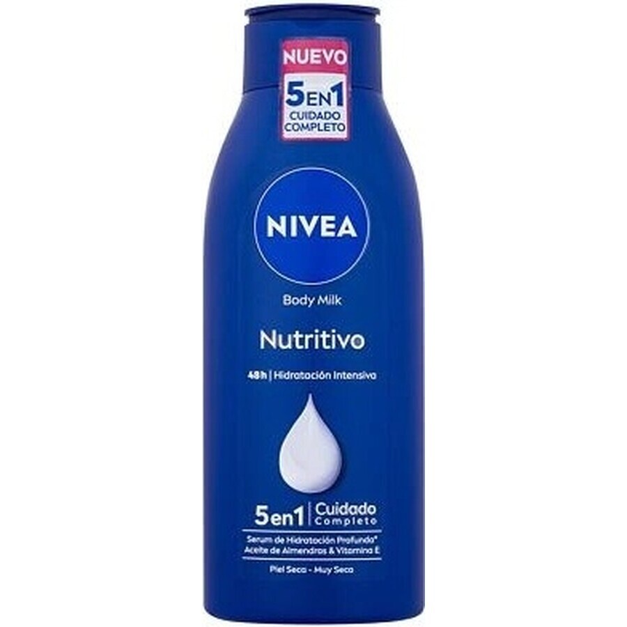 NIVEA LATTE CORPO - SCHIUMA SECCA 1×400 ml, trattamento a lunga durata