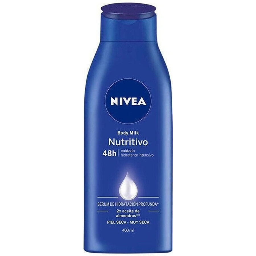 NIVEA LATTE CORPO - SCHIUMA SECCA 1×400 ml, trattamento a lunga durata