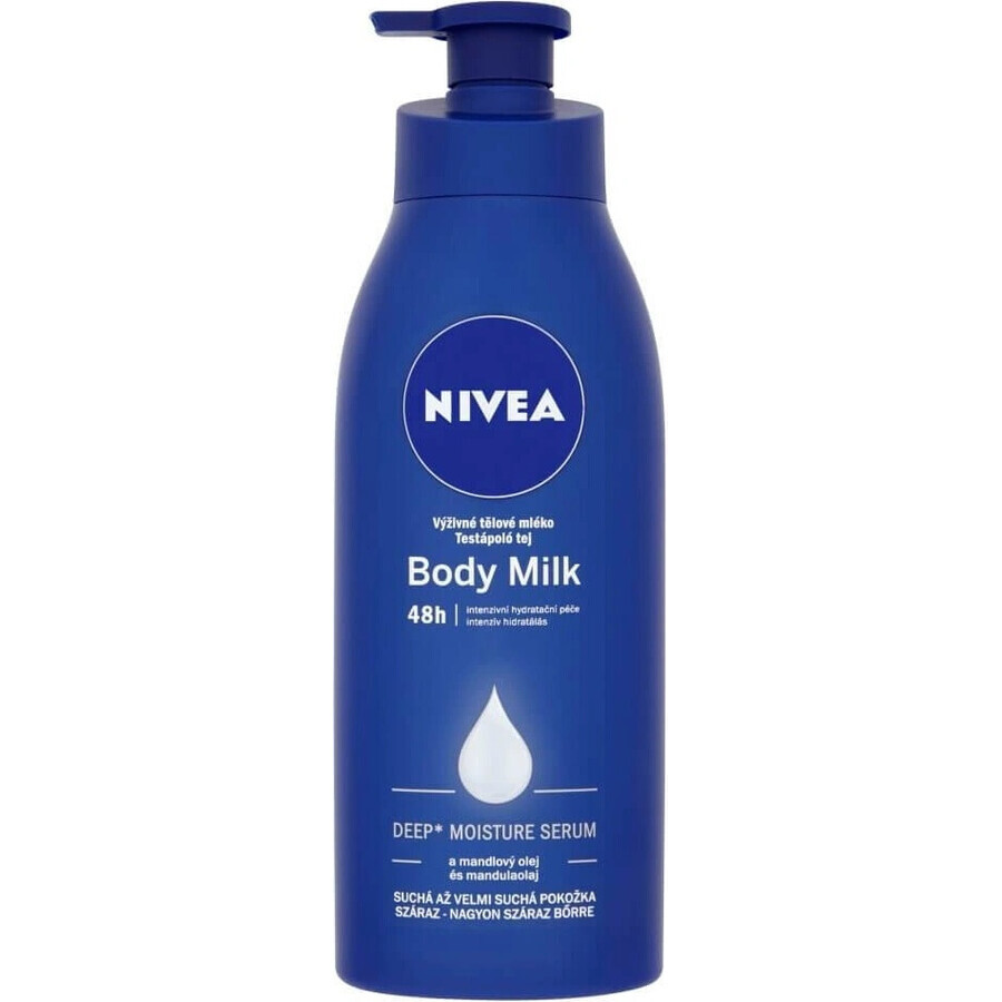 NIVEA LATTE CORPO - SCHIUMA SECCA 1×400 ml, trattamento a lunga durata