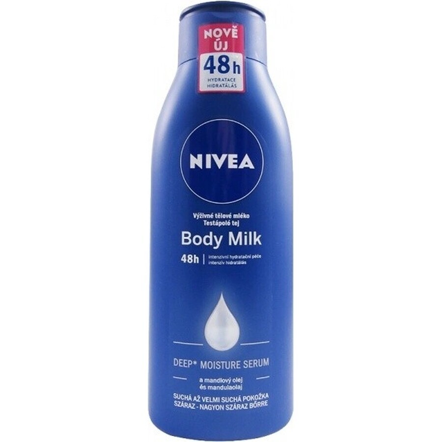 NIVEA LATTE CORPO - SCHIUMA SECCA 1×400 ml, trattamento a lunga durata