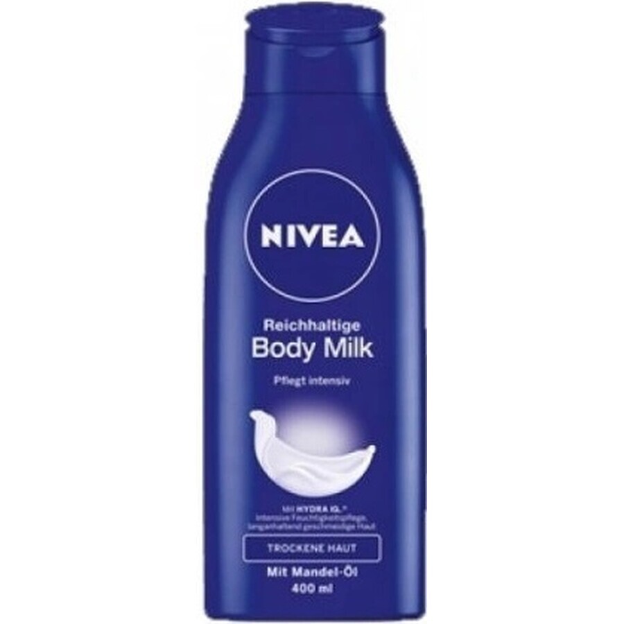 NIVEA LATTE CORPO - SCHIUMA SECCA 1×400 ml, trattamento a lunga durata