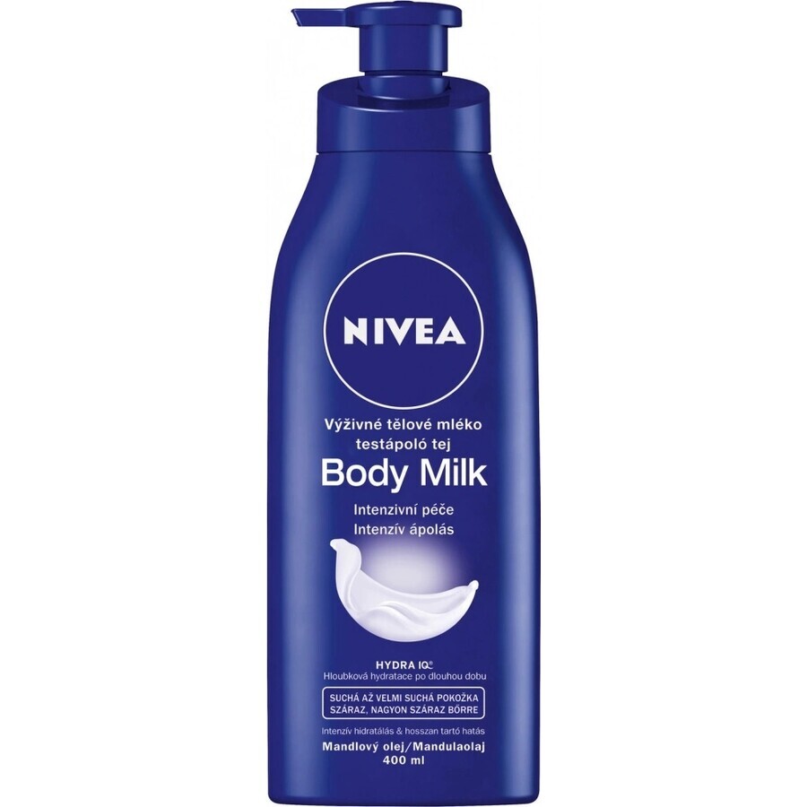 NIVEA LATTE CORPO - SCHIUMA SECCA 1×400 ml, trattamento a lunga durata