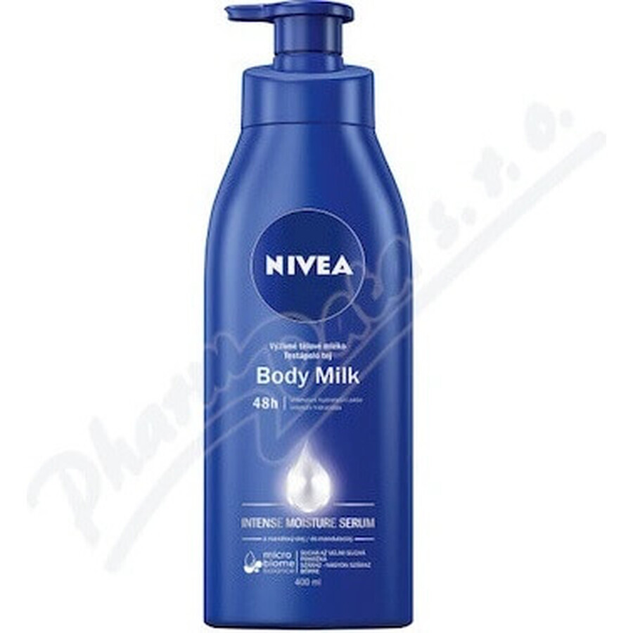 NIVEA LATTE CORPO - SCHIUMA SECCA 1×400 ml, trattamento a lunga durata