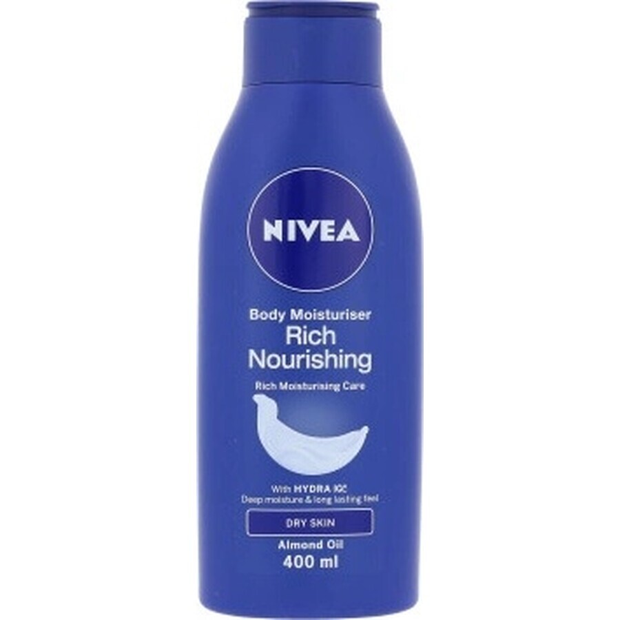 NIVEA LATTE CORPO - SCHIUMA SECCA 1×400 ml, trattamento a lunga durata