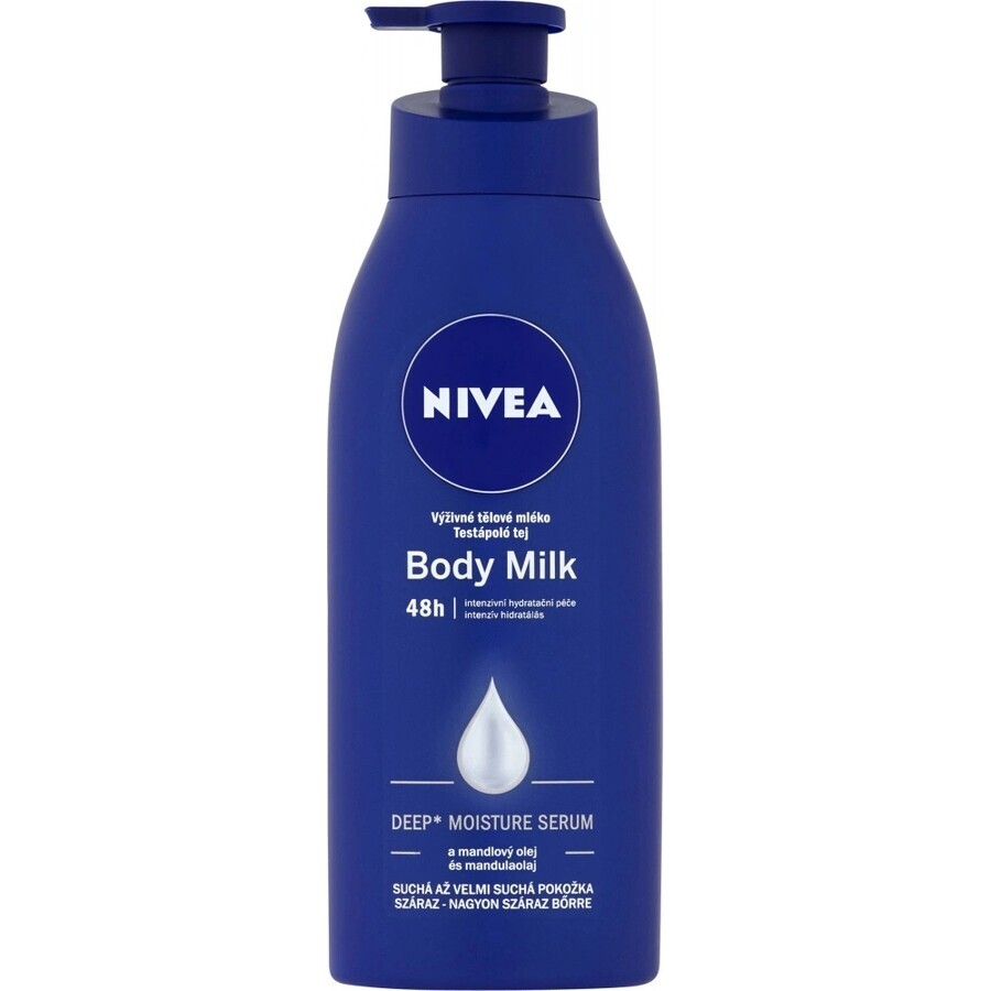 NIVEA LATTE CORPO - SCHIUMA SECCA 1×400 ml, trattamento a lunga durata