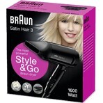 Braun Satin Hair 3 Hd 350 To Go 1pc 1×1 1pc hair dryer