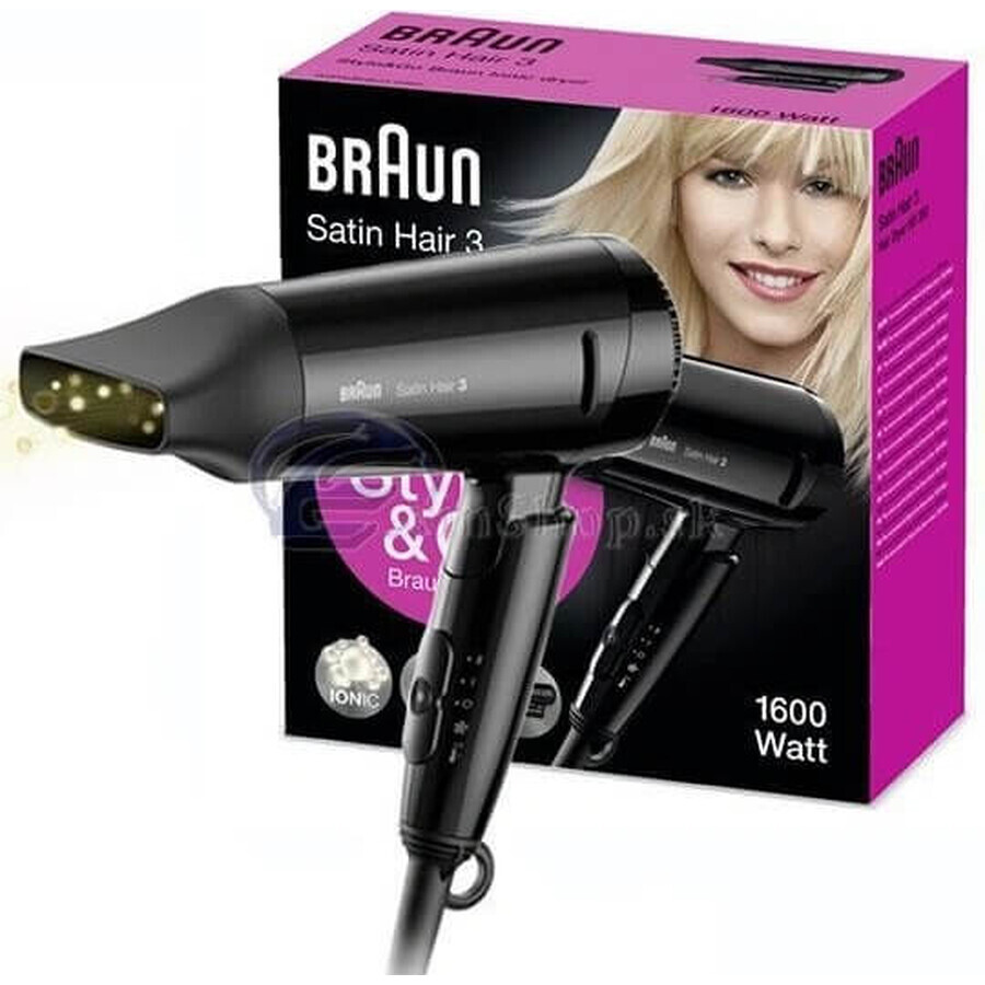 Braun Satin Hair 3 Hd 350 To Go 1pc 1×1 1pc hair dryer