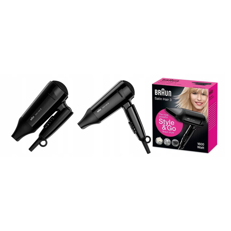 Braun Satin Hair 3 Hd 350 To Go 1pc 1×1 1pc hair dryer