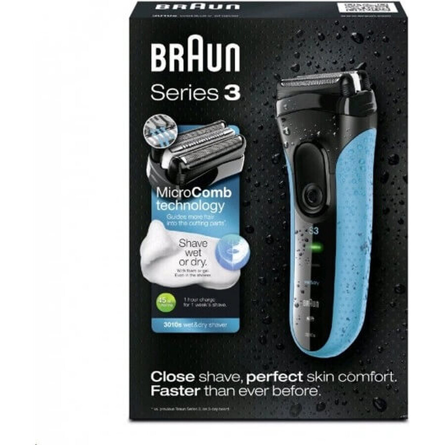 BRAUN Seria 3 3010s W&D 1×1 buc, aparat de ras